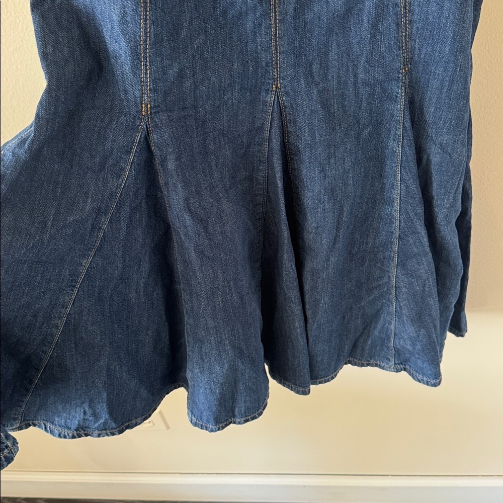 Reformation Serafina Denim Midi Dress, Size 4, $248 - Picture 11 of 12